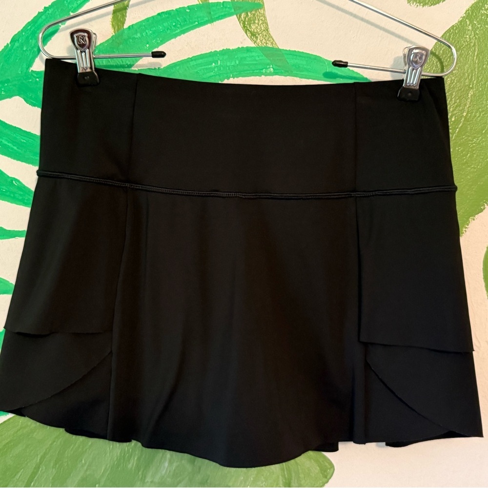 Athleta Black Layered Skort